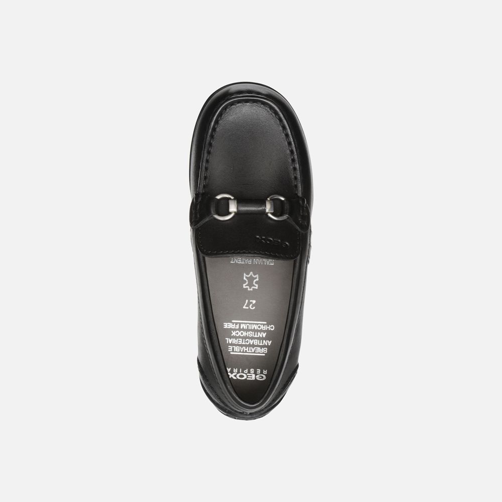 Mocassins Geox Menino Pretas - New Fast - IAWRH6590